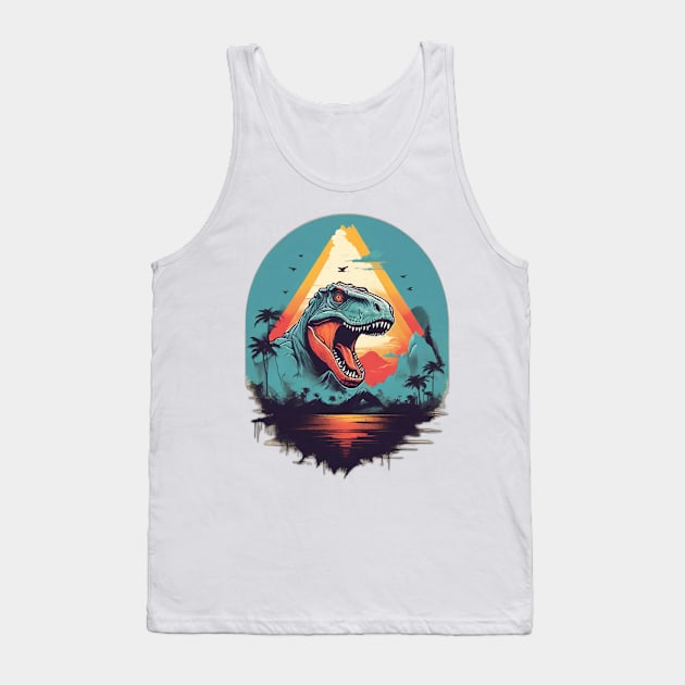 T-Rex Tank Top by NB-Art